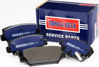 Borg & Beck BBP2818 - Тормозные колодки, дисковые, комплект autosila-amz.com