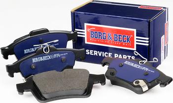 Borg & Beck BBP2821 - Тормозные колодки, дисковые, комплект autosila-amz.com