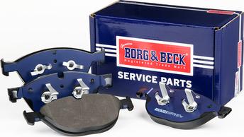 Borg & Beck BBP2828 - Тормозные колодки, дисковые, комплект autosila-amz.com