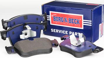 Borg & Beck BBP2822 - Тормозные колодки, дисковые, комплект autosila-amz.com