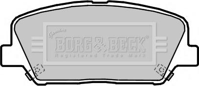 Borg & Beck BBP2364 - Тормозные колодки, дисковые, комплект autosila-amz.com