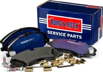 Borg & Beck BBP2306 - Тормозные колодки, дисковые, комплект autosila-amz.com