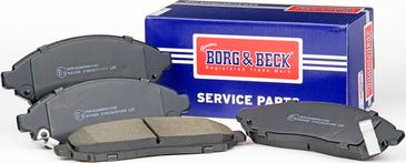 Borg & Beck BBP2389 - Тормозные колодки, дисковые, комплект autosila-amz.com