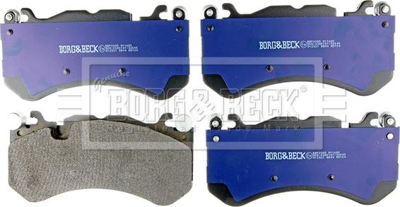 Borg & Beck BBP2385 - Тормозные колодки, дисковые, комплект autosila-amz.com