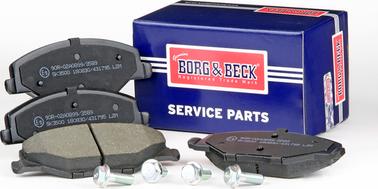 Borg & Beck BBP2380 - Тормозные колодки, дисковые, комплект autosila-amz.com