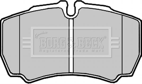 Borg & Beck BBP2337 - Тормозные колодки, дисковые, комплект autosila-amz.com