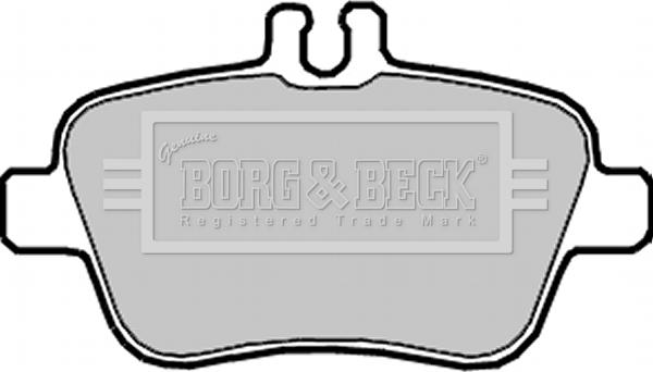 Borg & Beck BBP2329 - Тормозные колодки, дисковые, комплект autosila-amz.com