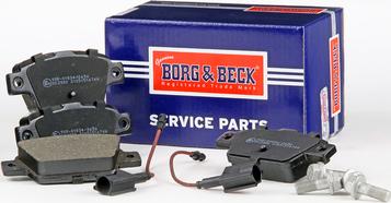 Borg & Beck BBP2325 - Тормозные колодки, дисковые, комплект autosila-amz.com