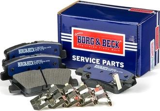 Borg & Beck BBP2323 - Тормозные колодки, дисковые, комплект autosila-amz.com