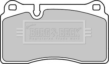 Borg & Beck BBP2374 - Тормозные колодки, дисковые, комплект autosila-amz.com