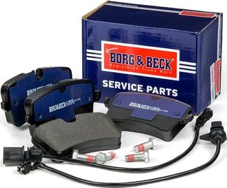 Borg & Beck BBP2291 - Тормозные колодки, дисковые, комплект autosila-amz.com