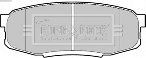 Borg & Beck BBP2244 - Тормозные колодки, дисковые, комплект autosila-amz.com