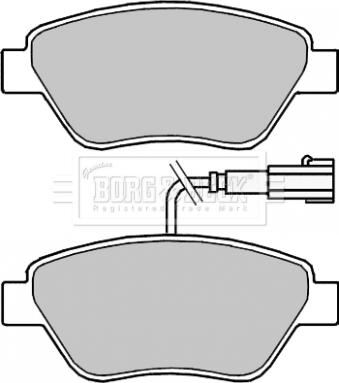 Triscan 40T2097 - Тормозные колодки, дисковые, комплект autosila-amz.com