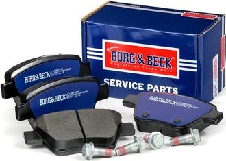 Borg & Beck BBP2242 - Тормозные колодки, дисковые, комплект autosila-amz.com