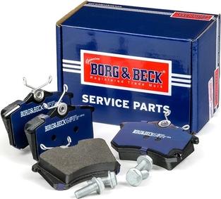 Borg & Beck BBP2251 - Тормозные колодки, дисковые, комплект autosila-amz.com