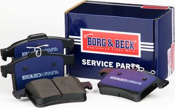 Borg & Beck BBP2265 - Тормозные колодки, дисковые, комплект autosila-amz.com