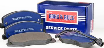 Borg & Beck BBP2268 - Тормозные колодки, дисковые, комплект autosila-amz.com