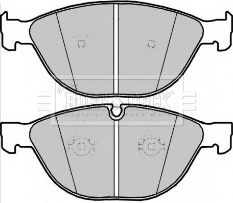 Japanparts PA0122MK - Тормозные колодки, дисковые, комплект autosila-amz.com