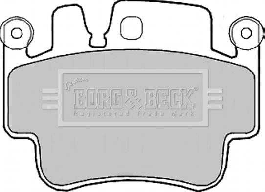 Borg & Beck BBP2202 - Тормозные колодки, дисковые, комплект autosila-amz.com