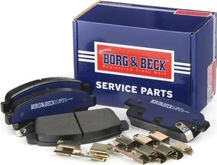 Borg & Beck BBP2214 - Тормозные колодки, дисковые, комплект autosila-amz.com