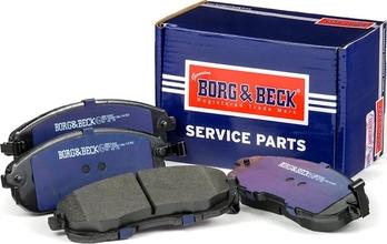Borg & Beck BBP2282 - Тормозные колодки, дисковые, комплект autosila-amz.com