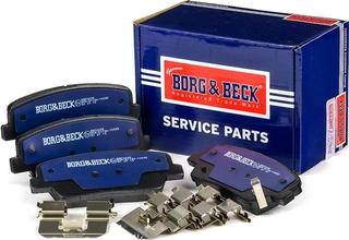 Borg & Beck BBP2238 - Тормозные колодки, дисковые, комплект autosila-amz.com