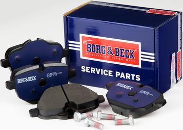 Borg & Beck BBP2225 - Колодки тормозные дисковые задние комплект autosila-amz.com