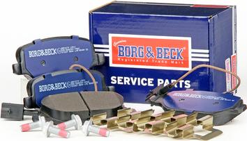 Borg & Beck BBP2279 - Тормозные колодки, дисковые, комплект autosila-amz.com