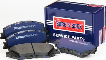 Borg & Beck BBP2714 - Тормозные колодки, дисковые, комплект autosila-amz.com