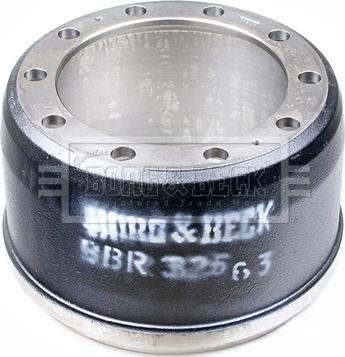 Borg & Beck BBR32563 - Тормозной барабан autosila-amz.com