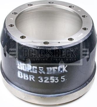 Borg & Beck BBR32535 - Тормозной барабан autosila-amz.com