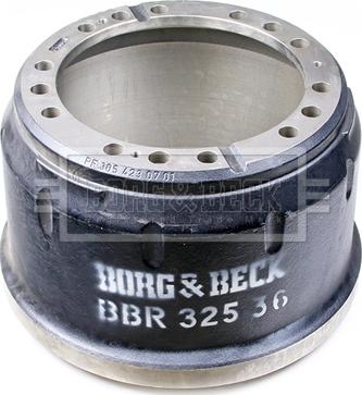 Borg & Beck BBR32536 - Тормозной барабан autosila-amz.com