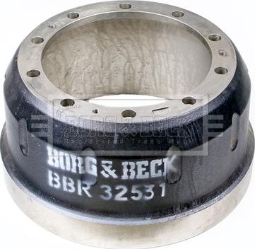Borg & Beck BBR32531 - Тормозной барабан autosila-amz.com