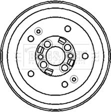 Borg & Beck BBR7140 - Тормозной барабан autosila-amz.com