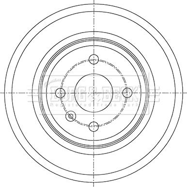 Borg & Beck BBR7264 - Тормозной барабан autosila-amz.com