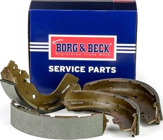Borg & Beck BBS6445 - Комплект тормозных колодок, барабанные autosila-amz.com