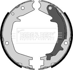 Borg & Beck BBS6447 - Комплект тормозов, ручник, парковка autosila-amz.com