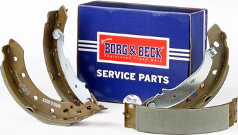 Borg & Beck BBS6455 - Комплект тормозных колодок, барабанные autosila-amz.com