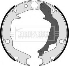Borg & Beck BBS6456 - Комплект тормозов, ручник, парковка autosila-amz.com