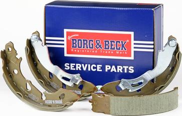Borg & Beck BBS6450 - Комплект тормозных колодок, барабанные autosila-amz.com