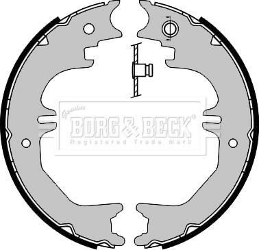 Borg & Beck BBS6461 - Комплект тормозов, ручник, парковка autosila-amz.com