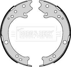 Borg & Beck BBS6419 - Комплект тормозов, ручник, парковка autosila-amz.com