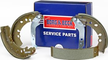 Borg & Beck BBS6414 - Комплект тормозных колодок, барабанные autosila-amz.com