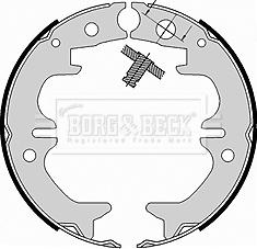Borg & Beck BBS6411 - Комплект тормозов, ручник, парковка autosila-amz.com