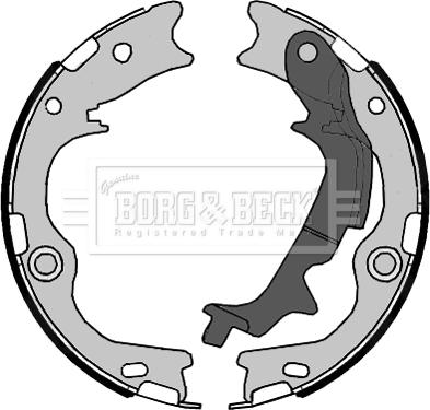 Borg & Beck BBS6488 - Комплект тормозов, ручник, парковка autosila-amz.com