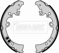 Borg & Beck BBS6436 - Комплект тормозных колодок, барабанные autosila-amz.com