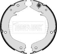 Borg & Beck BBS6423 - Комплект тормозов, ручник, парковка autosila-amz.com