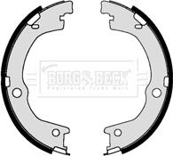 Borg & Beck BBS6422 - Комплект тормозов, ручник, парковка autosila-amz.com