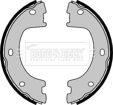 Borg & Beck BBS6475 - Комплект тормозов, ручник, парковка autosila-amz.com