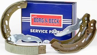 Borg & Beck BBS6504 - Комплект тормозных колодок, барабанные autosila-amz.com